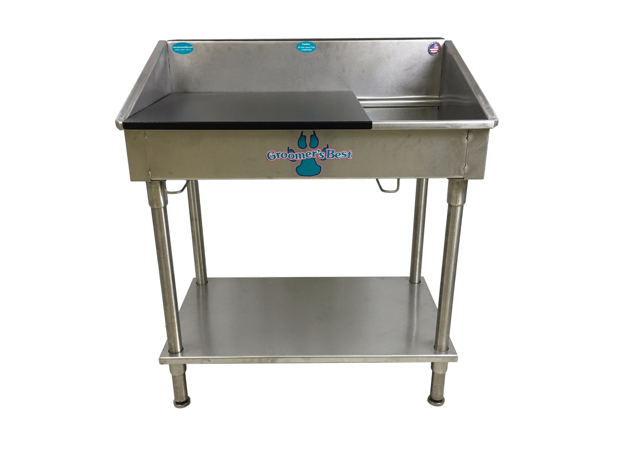 Stainless Steel Shallow Utility Sink | Groomer's Best